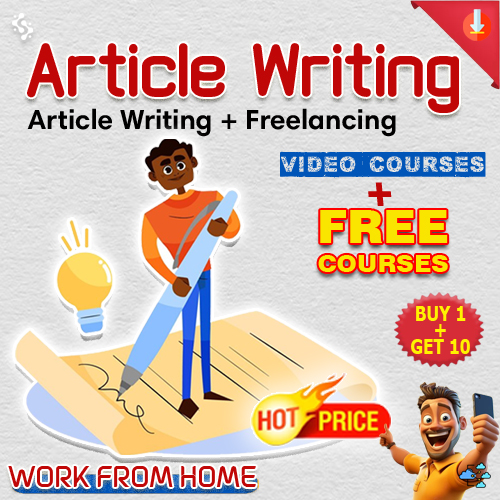 Article Writing Freelancing Vlogging Course