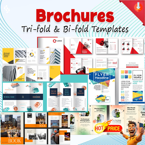 Brochures Trifold & Bifold Templates